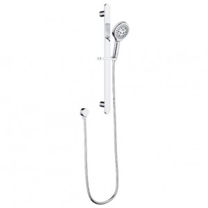 Kara Chrome Round Hand Shower On Rail